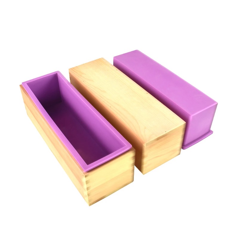 Soap Making Line - قالب صابون سيليكون مرن بتصميم مستطيل