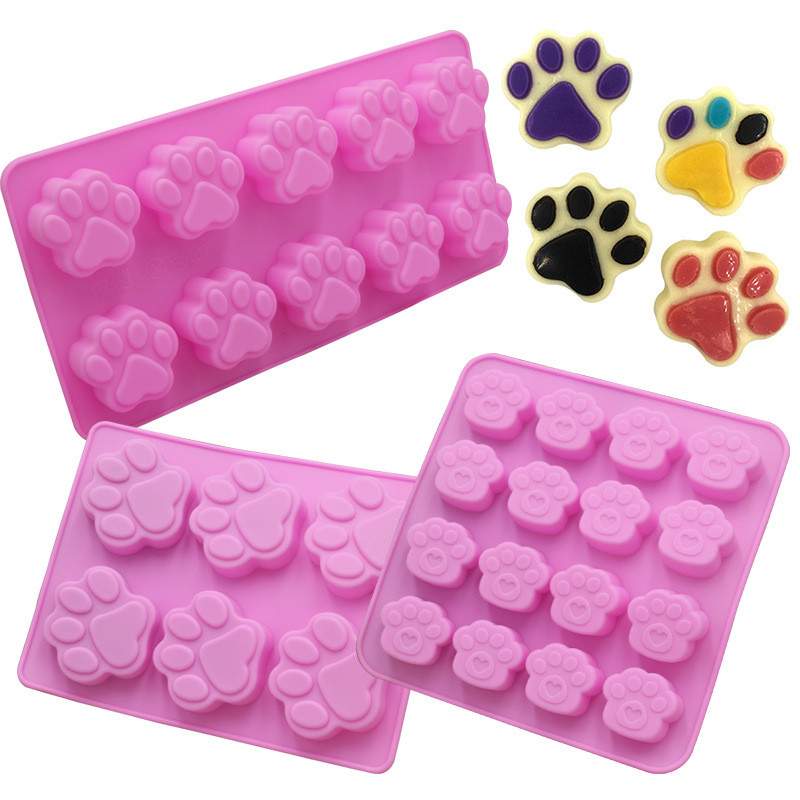 Soap Making Supplies - القط مخلب شكل الشوكولاته قالب من