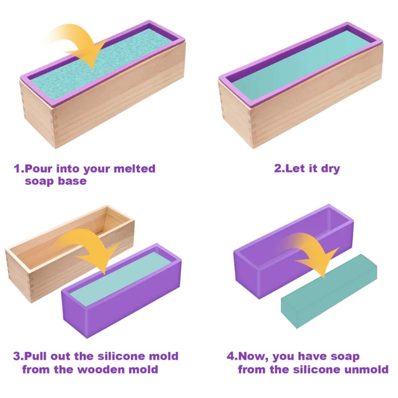 قالب صابون سيليكون مرن بتصميم  - مراجعة Soap Making Line وسعره