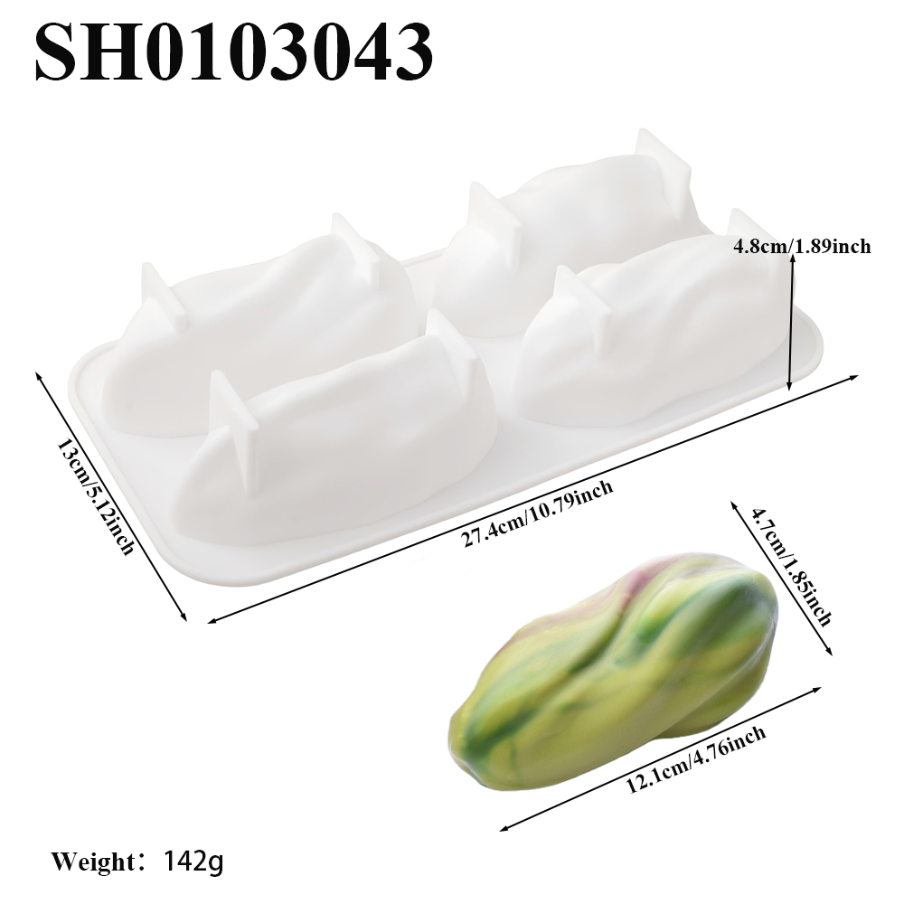 قالب خبز سيليكون بتصميم الفستق - مراجعة Soap Making Supplies وسعره