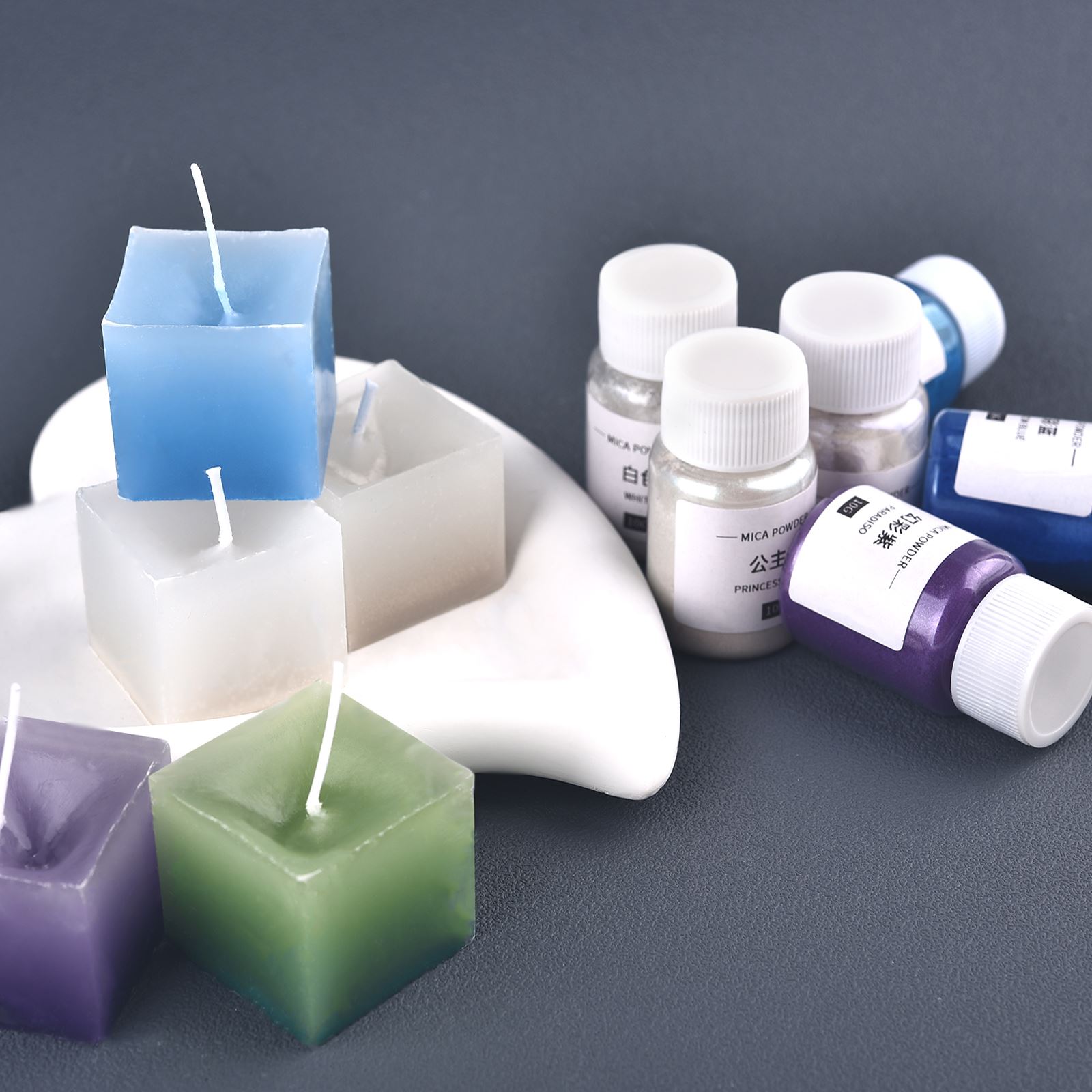 عامل تلوين الشموع ، مسحوق المي - مراجعة Soap Making Supplies وسعره