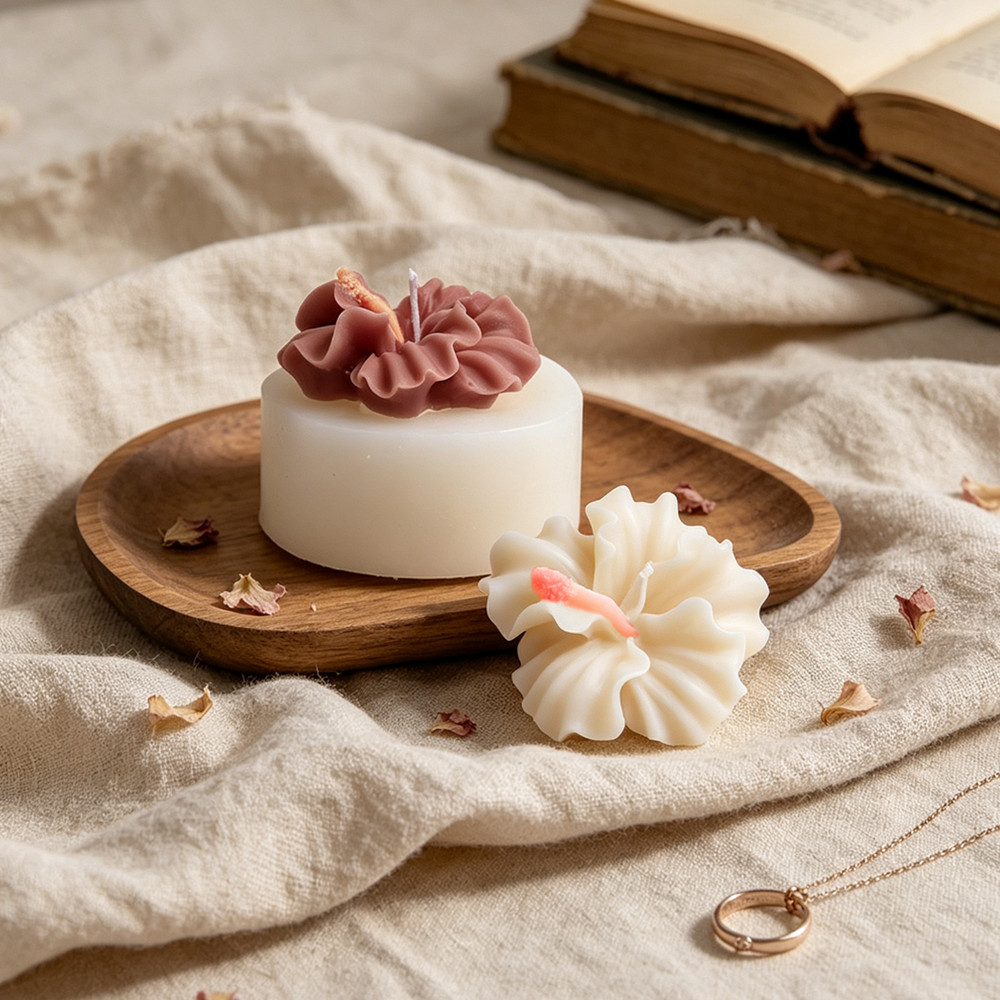 قطعتان من قالب شمعة على شكل زه - مراجعة Soap Making Line وسعره
